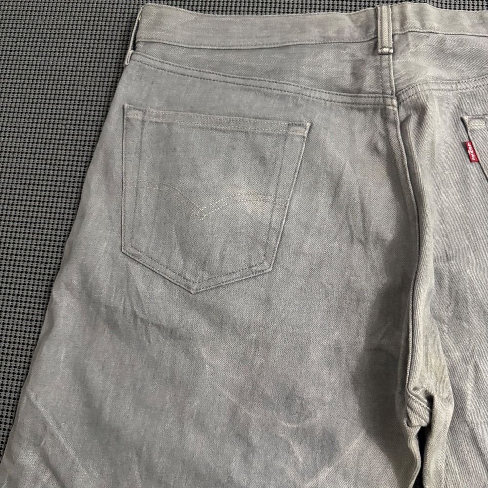 Levi's 501XX 6-Button VTG Fly‎ Jeans Gray Mens 38x32 - Picture 15 of 16